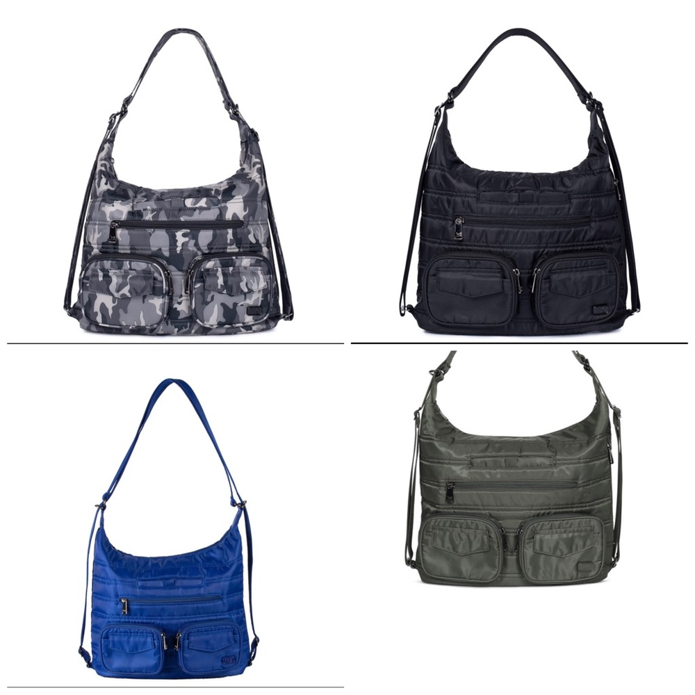 Lug Zipliner Convertible Hobo Bag Backpack Like New